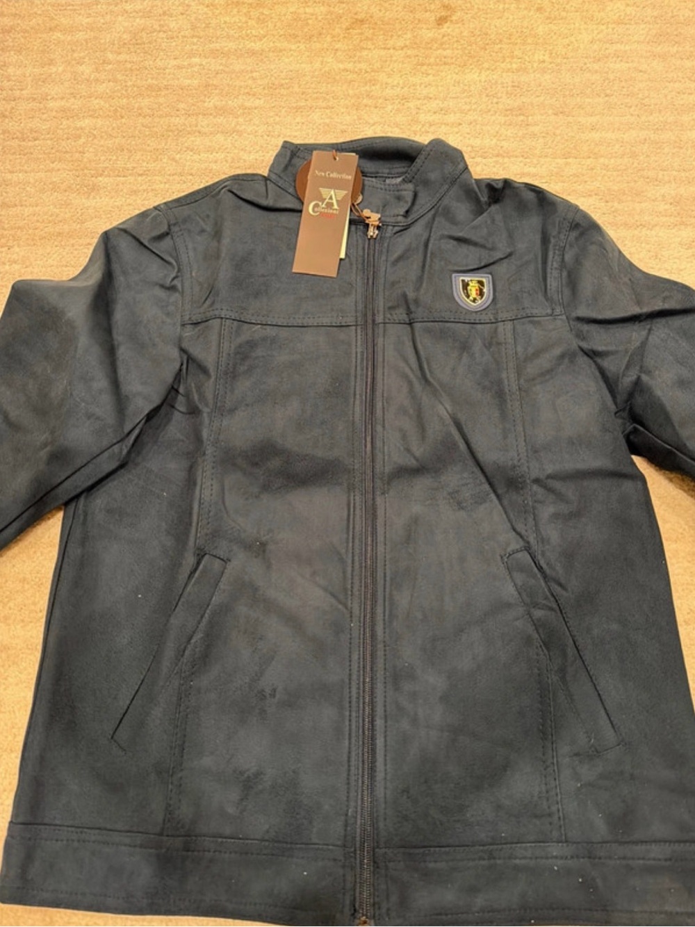 Collezioni Italia Men’s Suede Bomber
